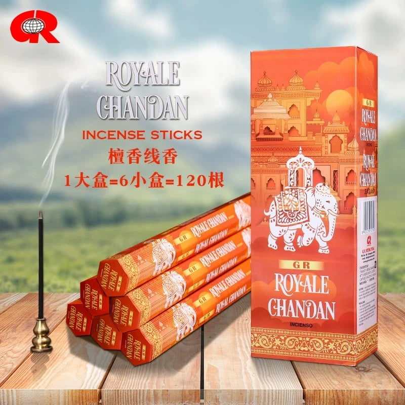 20 Sticks India Palo Santo Incense Sandalwood Household Bedroom Toilet Agarwood Tibetan Line Aromatherapy Incense Sticks