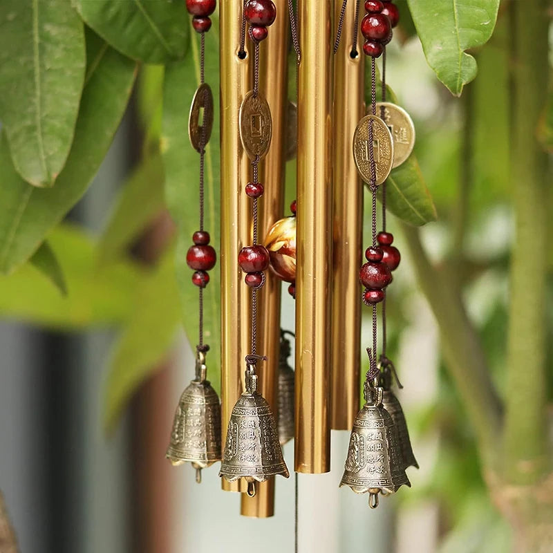 Hanging Wind Chimes Large Wind Chime Tubes Bells Metal Church Bell Outdoor Garden Home Garden Decor Hanging Wind Chime