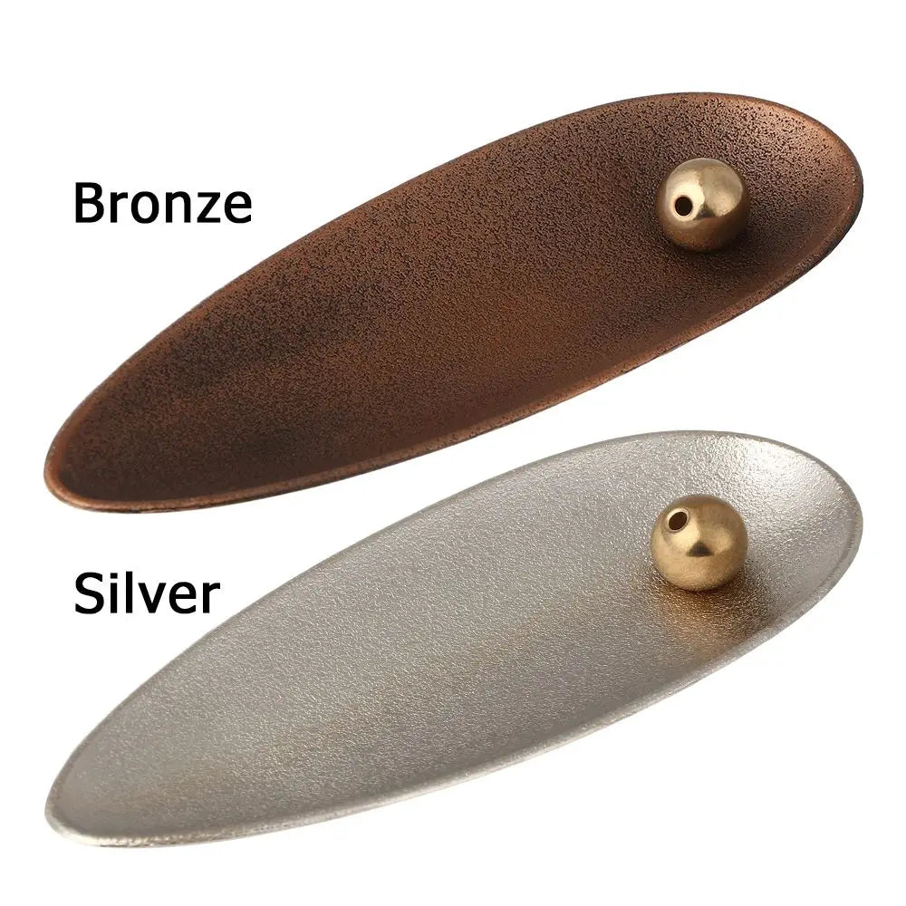 Incense Stick Holder for Sticks Japanese Style Healing Incense Burners with Ash Catcher Vintage Bronze Censer Rack 5.5 Inches