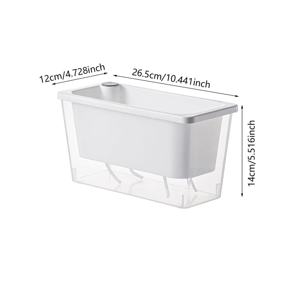 Balcony Self Watering Planter Flowerpot Indoor Succulent Hydroponic Plants Window Planter Box Bottom Home Indoor Lazy Flower Pot