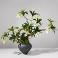 Not Real Plants with Vase Flower Artificial Plants and Flowers for Home Office Artificial Tree Desktop Ornaments