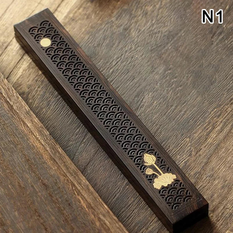 Short Style Portable Hollowed-out Incense Stick Stove Indoor/tea Room Decoration/soothing Purifying/horizontal Incense Burner
