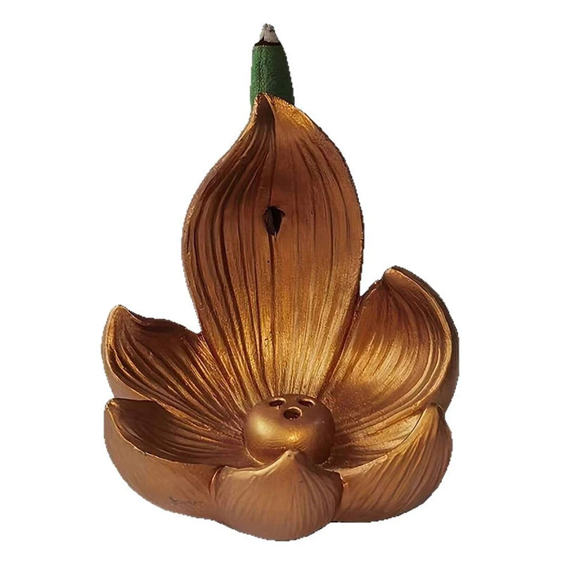 Incense Burner Stick Holder Buddhism Lotus Line Incense Plate Sandalwood Coil Base Temples Yoga Studios Home Decoration