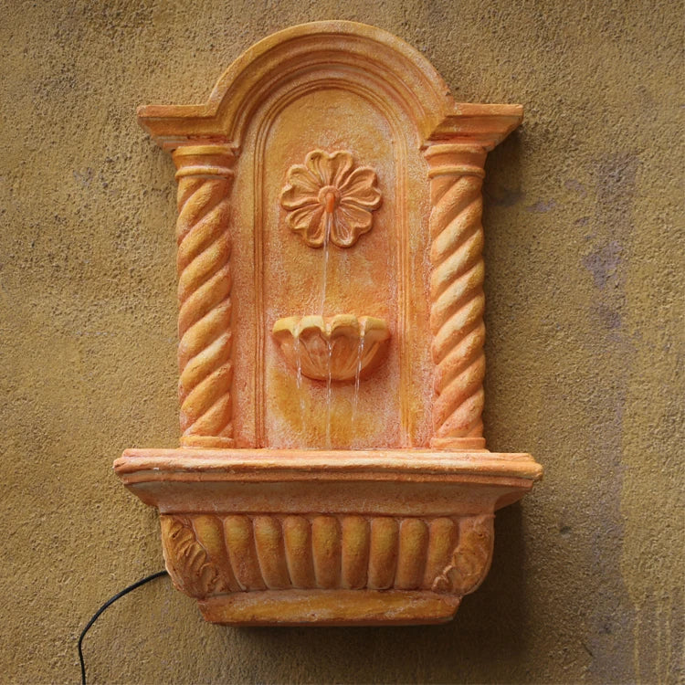 Balcony Landscape Decoration Wall Hanging Flowing Water Wall Hanging Fountain Courtyard Creative Pastoral