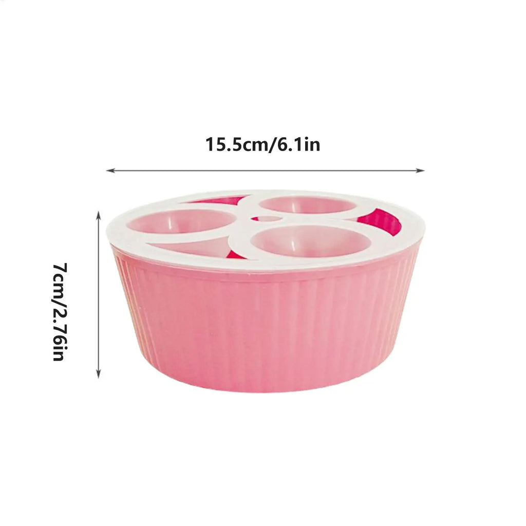 3-Hole Hydroponic Planter for Flower Bulbs, Glass Hyacinth Vase for Indoor Gardening, Elegant Planting Container for Living Room