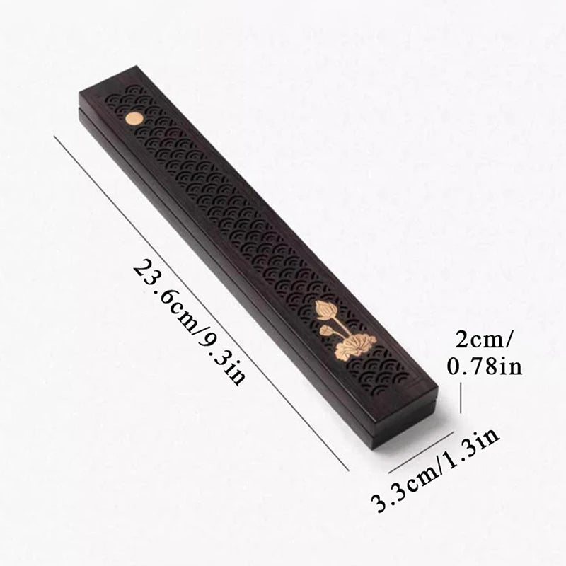 Short Style Portable Hollowed-out Incense Stick Stove Indoor/tea Room Decoration/soothing Purifying/horizontal Incense Burner