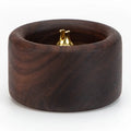 Creative Retro Wooden Incense Holder Round Sturdy Incense Stick Burner Handmade Incense Base Meditation