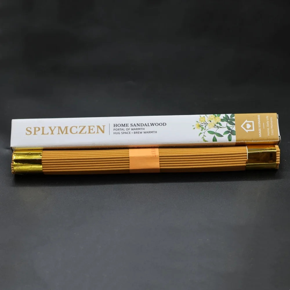 Sandalwood Incense Sticks – 6 Mood Scents for Focus, Yoga, Celebration, Home & Morning | 91 Sticks/Box (~100g)
