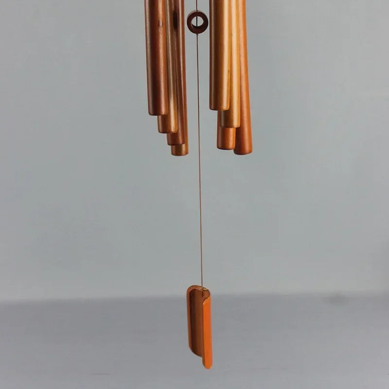 Natural Wind Chimes Handmade Tubes Bamboo Bell Outdoor Yard Garden Windchime Crafts  Indoors Pendant Balcony Home Hotel Decor