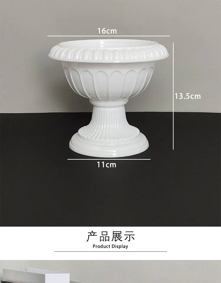 Plastic Succulent Pot, Nordic Minimalist Mini Planter for Desktop, Trending Indoor Flower Container