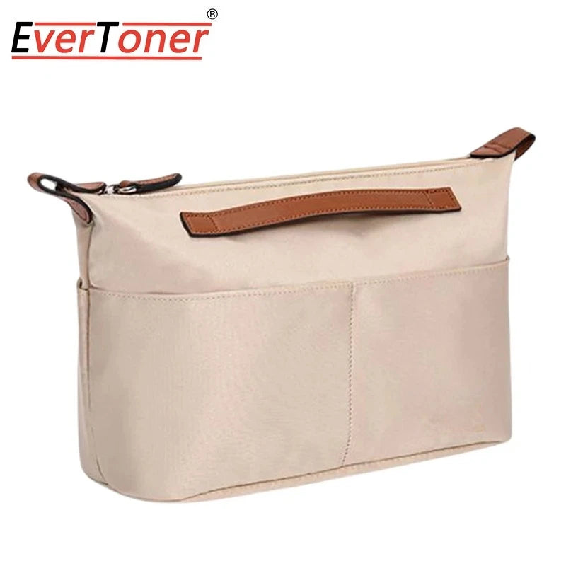 EverToner Nylon Insert Organizer Bag for Longch-mp LE PLIAGE Bag Luxury Handbags Travel Inner Purse Portable Makeup Bags