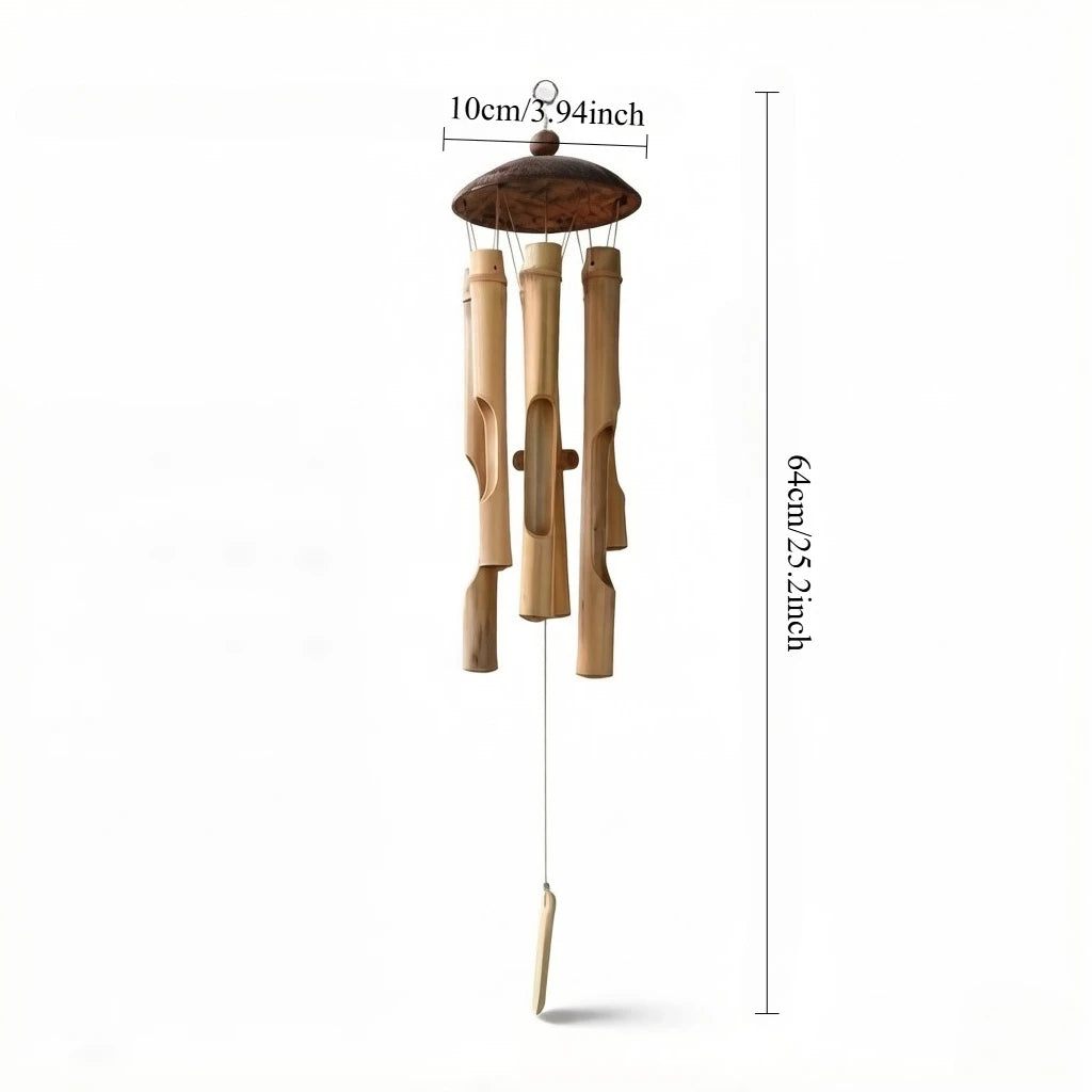 Wind Chime Handmade Garden Decoration Suitable for Porch, Patio, Outdoor Relaxing and Soothing Wind Chime for Home, Office, Temp
