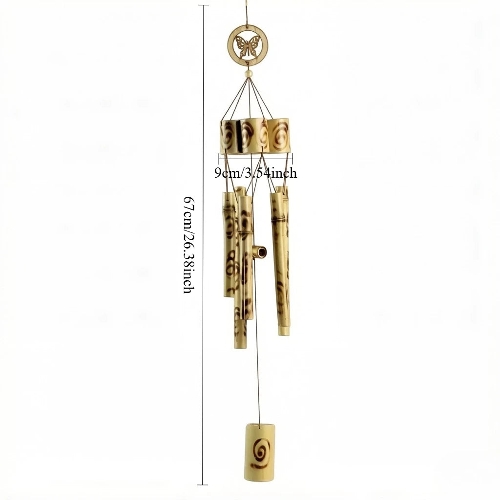 Wind Chime Handmade Garden Decoration Suitable for Porch, Patio, Outdoor Relaxing and Soothing Wind Chime for Home, Office, Temp