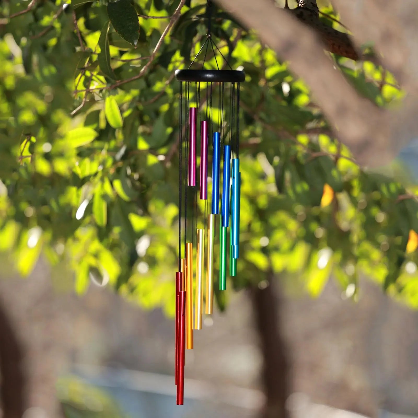 Beautiful and Soothing Musical Wind Chime with 12 Tubes and Bells - Perfect for Relaxation and Meditation