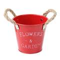 Garden Plant Flower Pot Planter Outdoor Indoor Decoration 5.1x4.7x3.5inch Round Container Multipurpose for Balconies, Patios