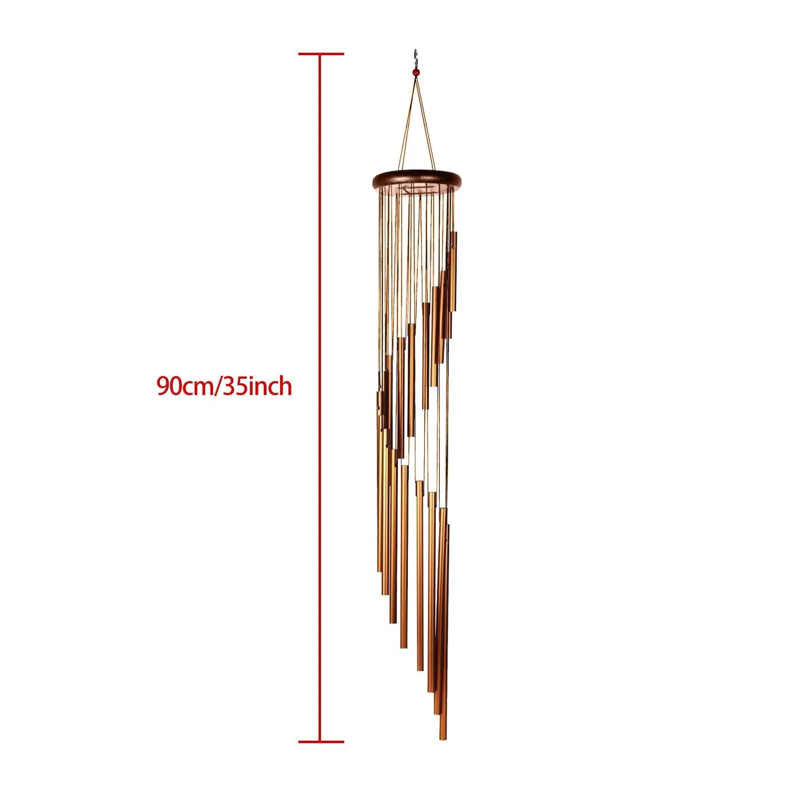 1pc Wind Chime Large Bells Wind Chimes Chapel Home Decor For Garden Outdoor Decoration Decor Gifts Yard Hanging Decor