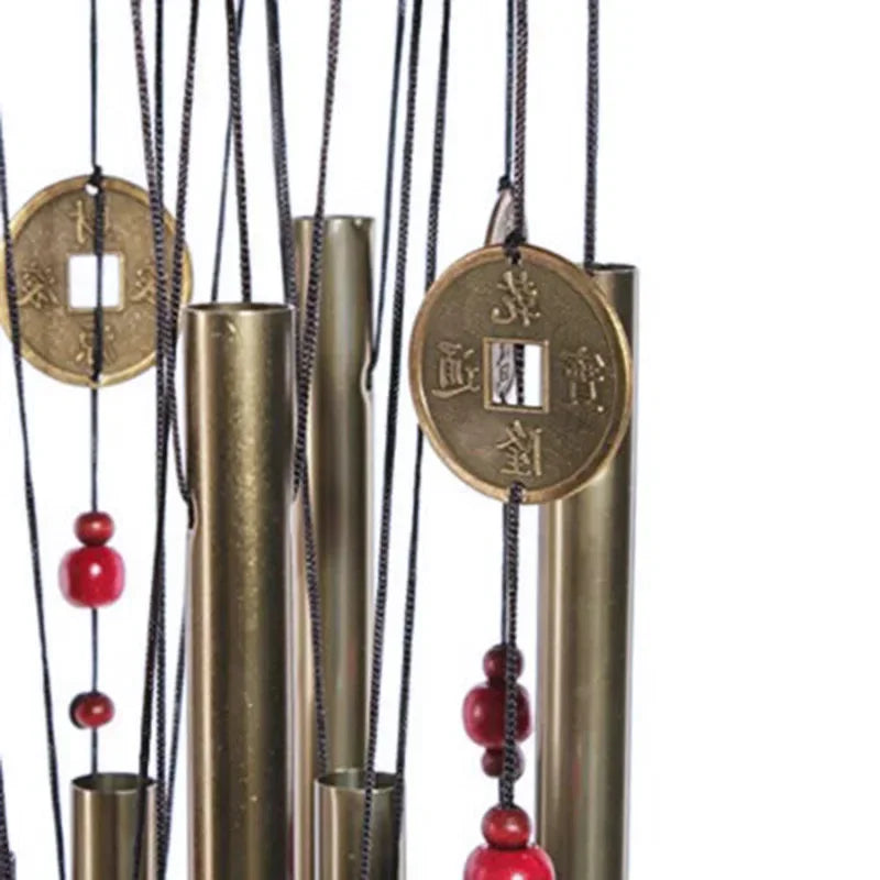Wind Chime Angel Metal Aluminum Tubes Bell Wind Chime Creative Hollow Home Garden Wall Hanging Decoration Handmade Gift