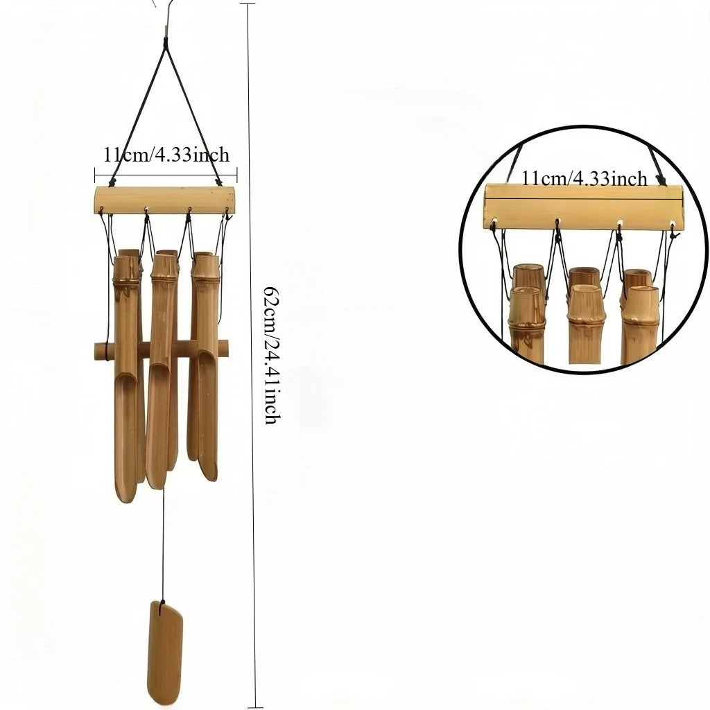 Wind Chime Handmade Garden Decoration Suitable for Porch, Patio, Outdoor Relaxing and Soothing Wind Chime for Home, Office, Temp