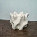 Modern Retro Geometric Indoor/Outdoor Planter Pot with Drainage Hole - Irregular Shaped Plant Pot,Suitable for Succulents