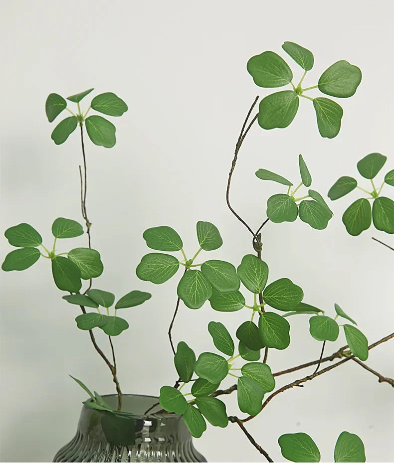 Artificial Plants Guanyin Lotus Leaf 90cm/35.4in Fresh Pastoral Style Home Decoration Living Room Table Decoration Fake Plants