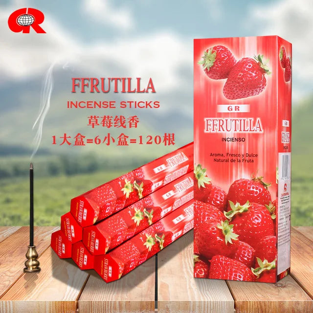 T68 20 Sticks Fragrances India Incense Stick Handmade Aromatherapy Sticks Sandalwood Lavender Meditation Incenses