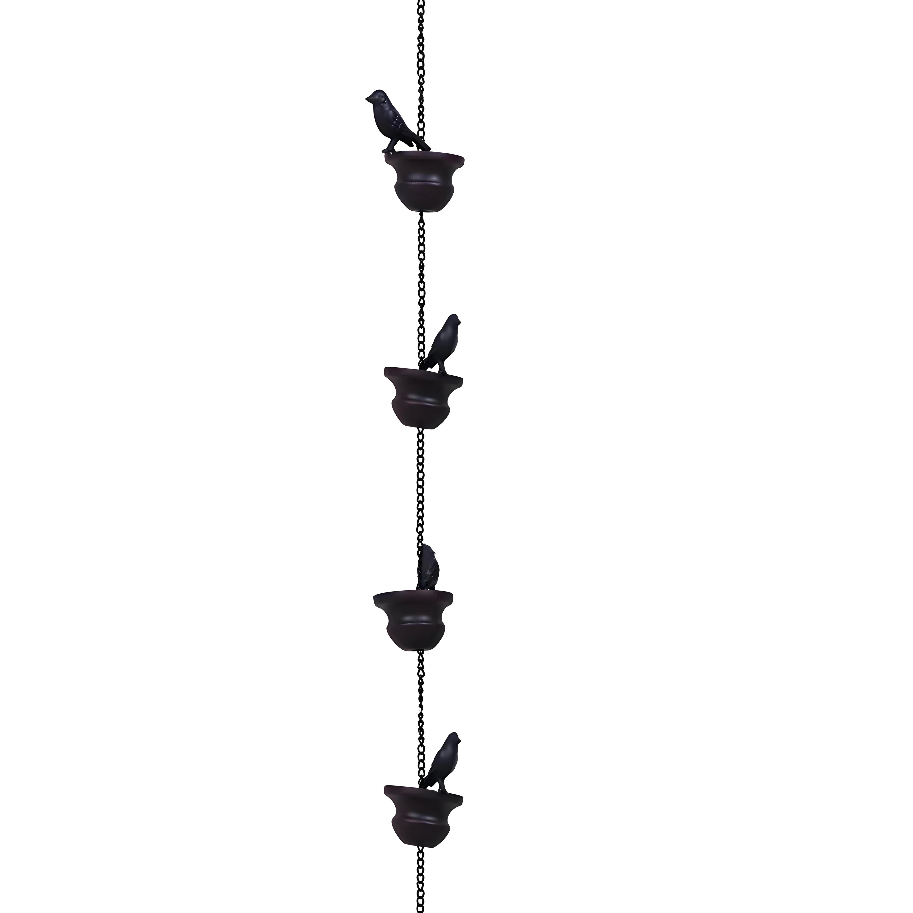 Decorative Rain Chains for Gutter Garden Waterfall Downspout Direct Water Flow Away from Foundation Patio Garden Landscape Decor