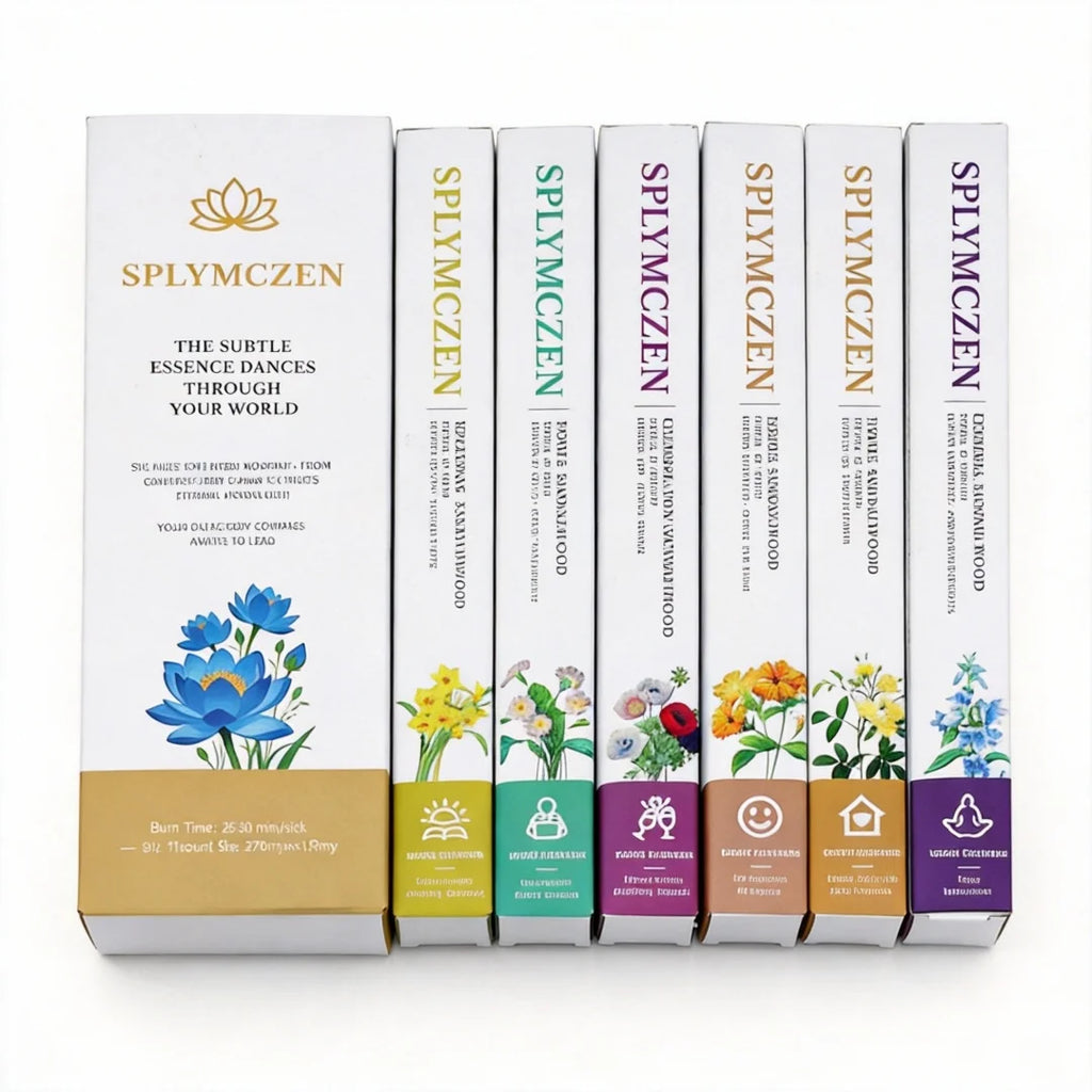 Natural Sandalwood Incense Sticks for Home | Calming Meditation, Yoga, Prayer, Blessing Ceremony, Buddha Worship |  Long-Lasting