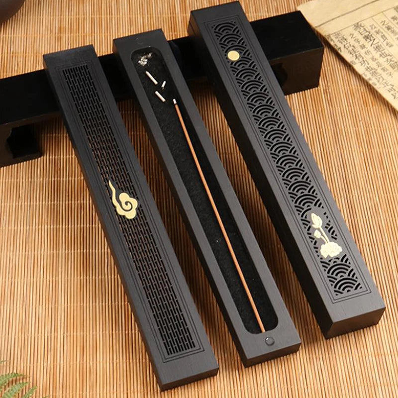 Short Style Portable Hollowed-out Incense Stick Stove Indoor/tea Room Decoration/soothing Purifying/horizontal Incense Burner