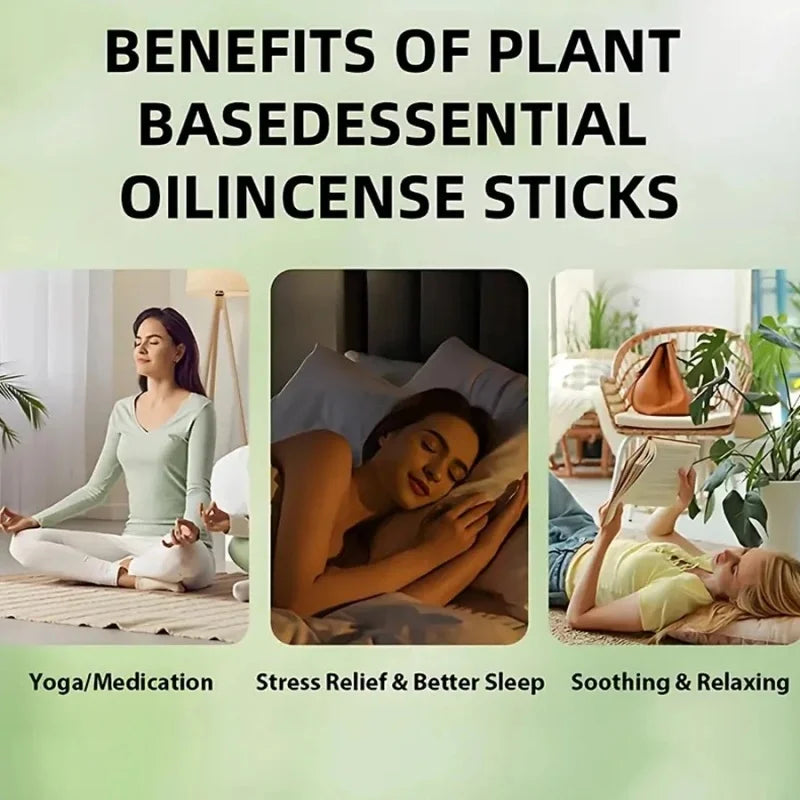 91pcs Premium Sandalwood Incense Stick Aromatherapy Home Toilet Peace Tibetan Line Incense Praying Health Love Wealth Meditation