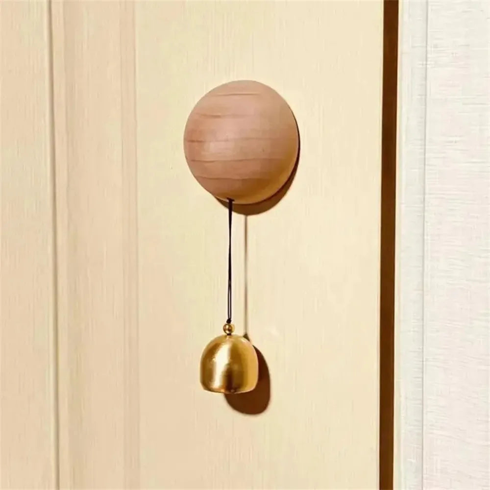 Brass Bell Wind Chime Home Decor Doorbell Chime for Outdoors Door Bell Bells for Door Shopkeeper Bell Entry Chime Home Wind Bell