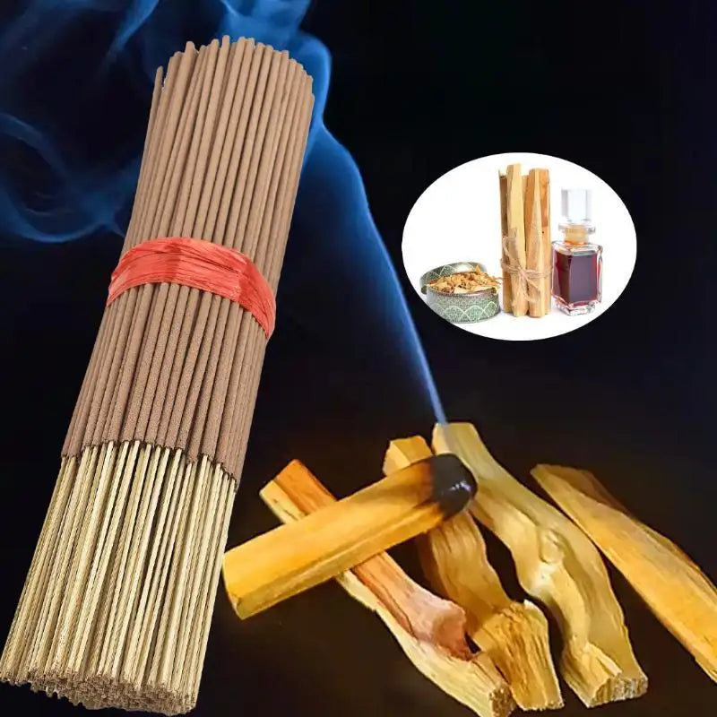 25/50/75/100/150Pcs Sandalwood Incense Sticks 22.0cm Suitable For Yoga Meditation Spa Home Office Fragrance