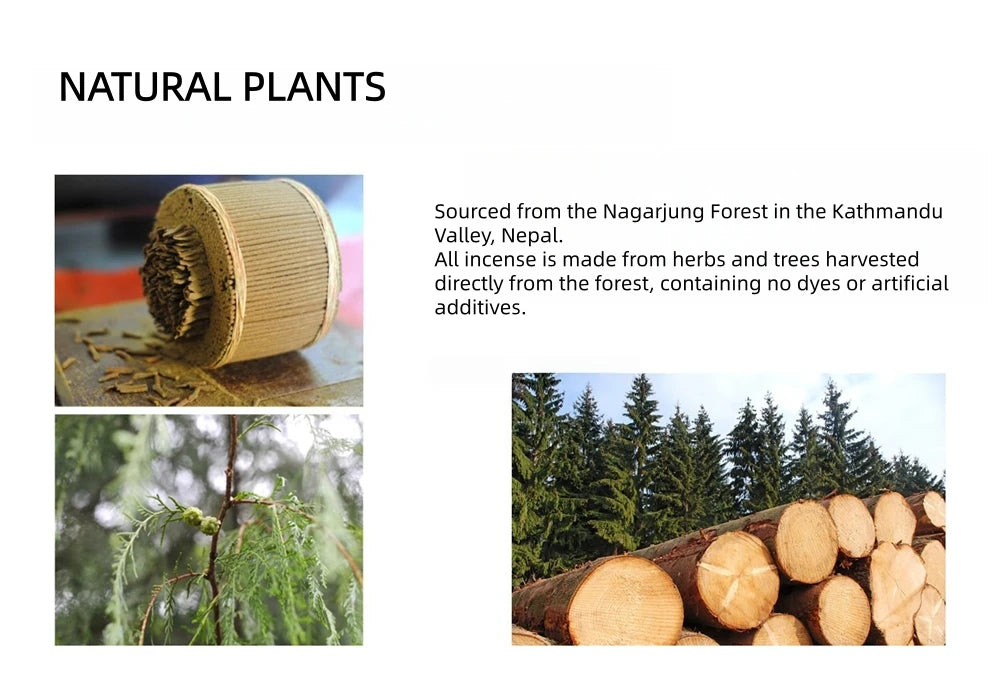 Natural Handmade Plant Incense Sticks,Natural Plant Material,Incense for Home & Meditation,Myrrh Incense,STUPA Nepalese Incense