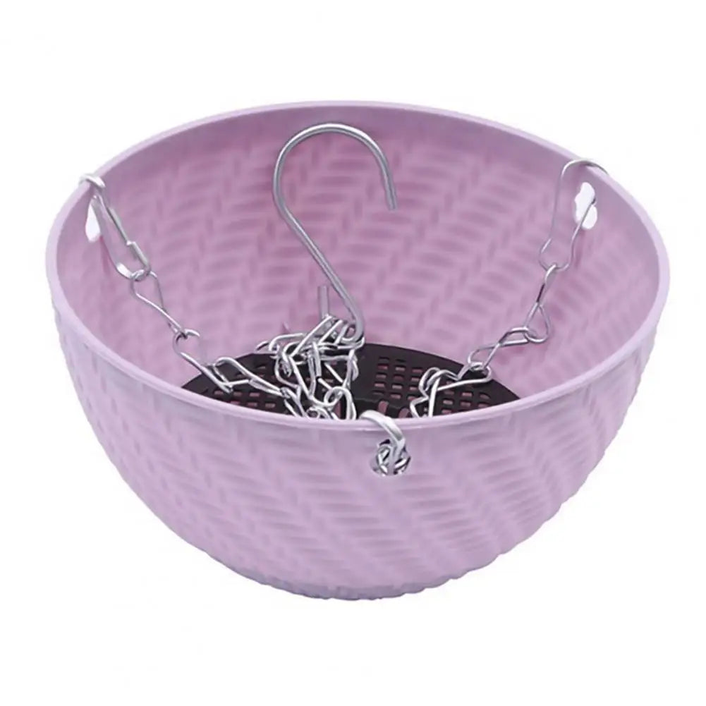 Hanging Planter for Indoor Plants Wide Mouth Flower Pot with Water Reservoir Plant Pot Plant Hangers for Balcony Garden Office