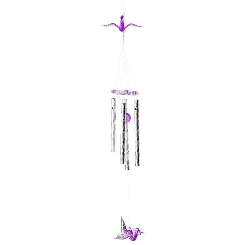 Wind Chime Angel Metal Aluminum Tubes Bell Wind Chime Creative Hollow Home Garden Wall Hanging Decoration Handmade Gift