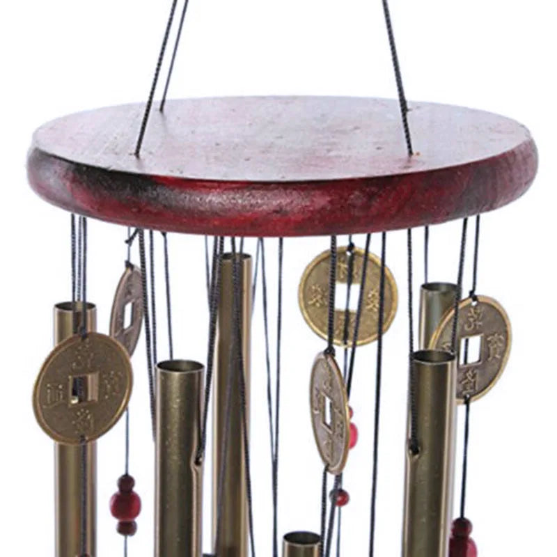 Wind Chime Angel Metal Aluminum Tubes Bell Wind Chime Creative Hollow Home Garden Wall Hanging Decoration Handmade Gift