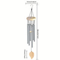 Auspicious Wind Chime，6Bell Pendant for Hanging，Used for home decoration。The sound is clear and elegant，Suitable for both indoor