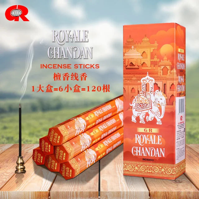 T68 20 Sticks Fragrances India Incense Stick Handmade Aromatherapy Sticks Sandalwood Lavender Meditation Incenses