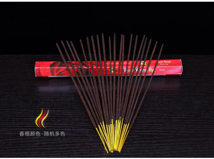 T68 20 Sticks Fragrances India Incense Stick Handmade Aromatherapy Sticks Sandalwood Lavender Meditation Incenses
