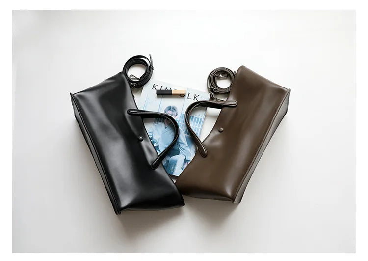 2026 New Arrival Genuine Leather Casual Totes High Quality Women Shoulder Crossbody Bags Ladies Large Versatile Handbags Coffee