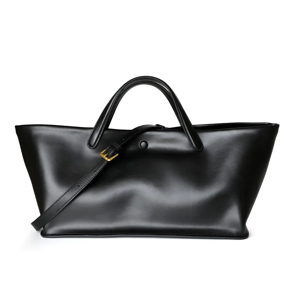 2026 New Arrival Genuine Leather Casual Totes High Quality Women Shoulder Crossbody Bags Ladies Large Versatile Handbags Coffee