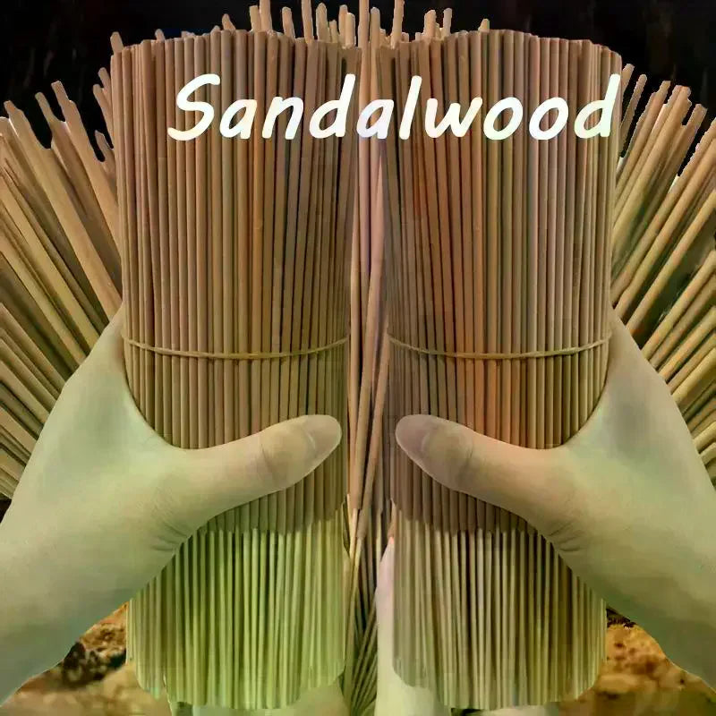 25/50/75/100/150Pcs Sandalwood Incense Sticks 22.0cm Suitable For Yoga Meditation Spa Home Office Fragrance