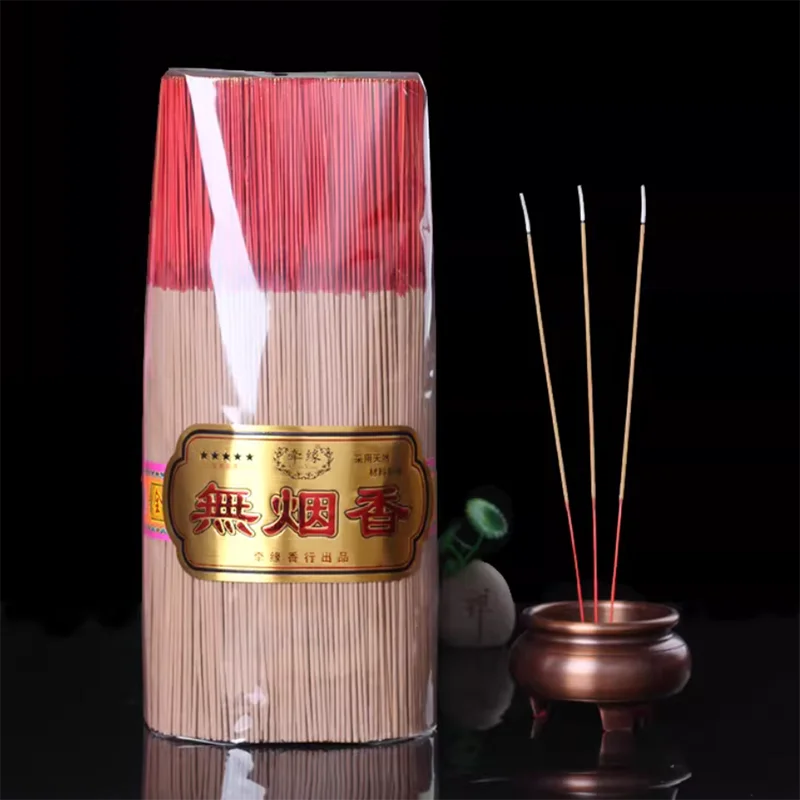 100 Pieces/lot Natural Incense Sticks 25/32.5cm Smokeless and Tasteless DIY Joss Stick Incense Bring Wealth and Fortune