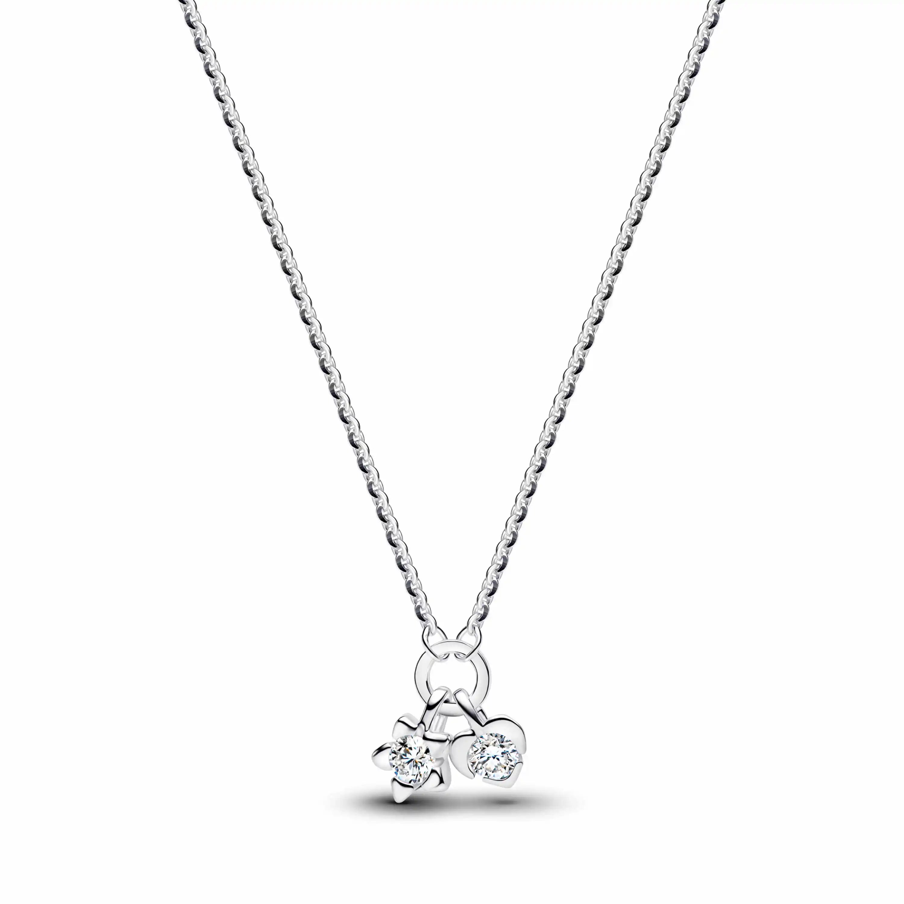 New 925 Sterling Silver Four Leaf Clover Flower Ear Stud Ring Pendant Bead fit DIY Women's Bracelets Necklaces Jewelry Gifts