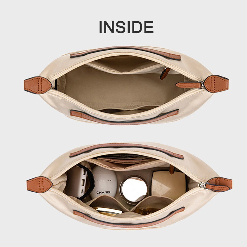 EverToner Nylon Insert Organizer Bag for Longch-mp LE PLIAGE Bag Luxury Handbags Travel Inner Purse Portable Makeup Bags