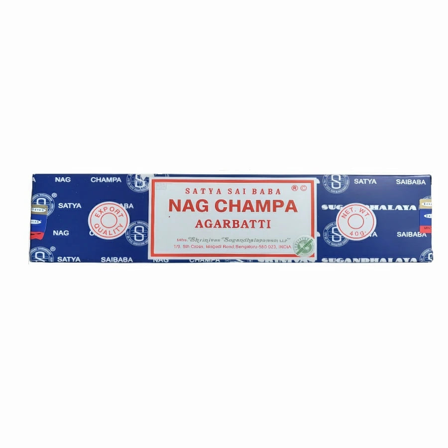 Satya Sai Baba Nag Champa Incense Sticks, 15-gram/40-gram/100-gram(Pack of 1)