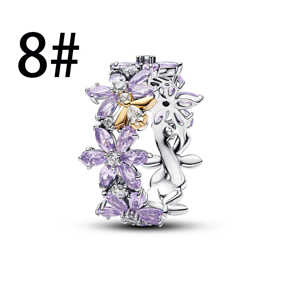 New 925 Sterling Silver Four Leaf Clover Flower Ear Stud Ring Pendant Bead fit DIY Women's Bracelets Necklaces Jewelry Gifts