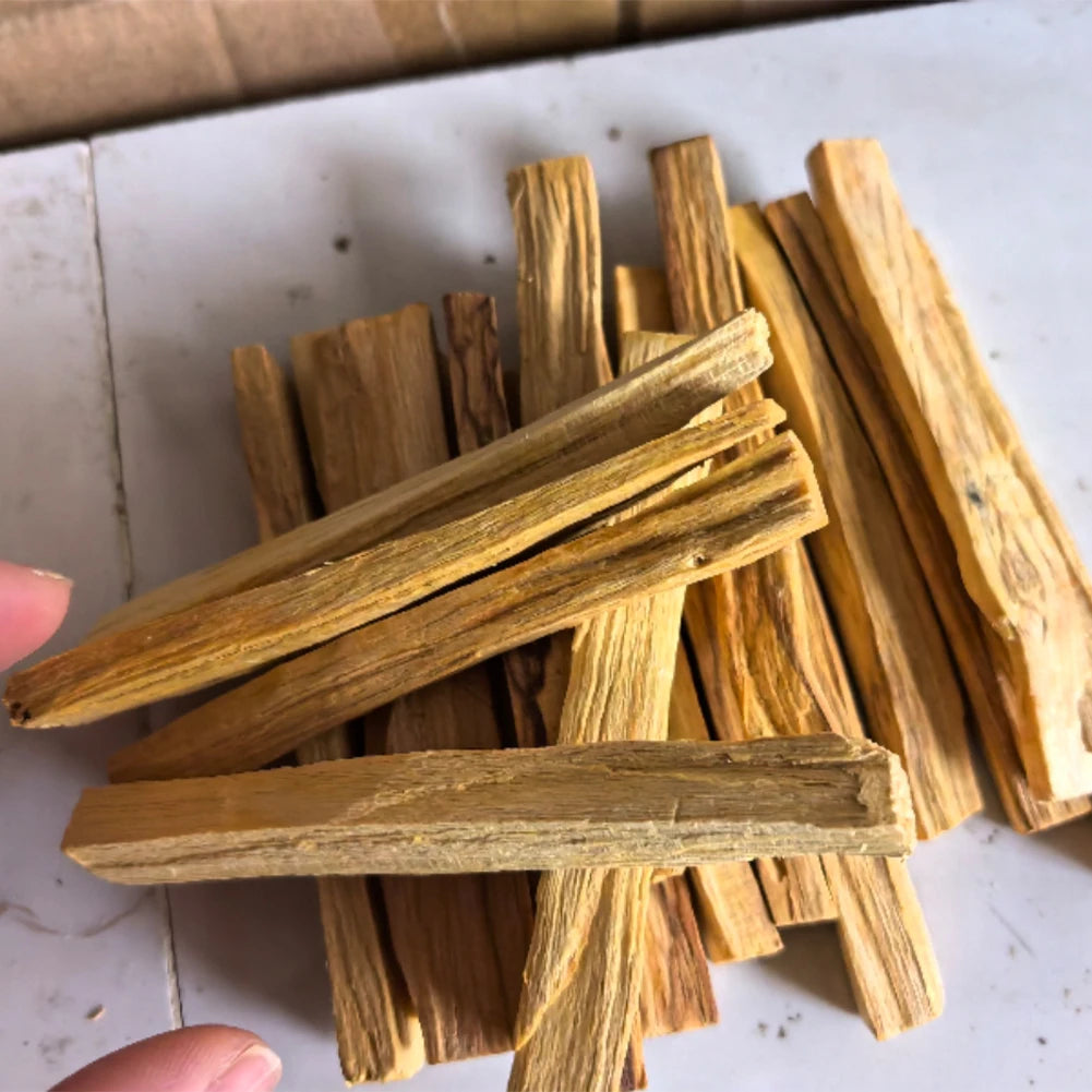 20/1pcs Palo Santo Natural Incense Sticks Wooden Smudging Stick for Indoor Purifying Yoga Healing Aromatherapy Burn Wooden Strip