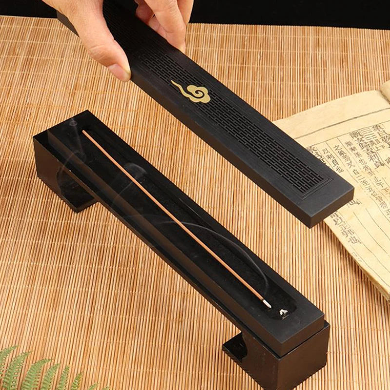 Short Style Portable Hollowed-out Incense Stick Stove Indoor/tea Room Decoration/soothing Purifying/horizontal Incense Burner