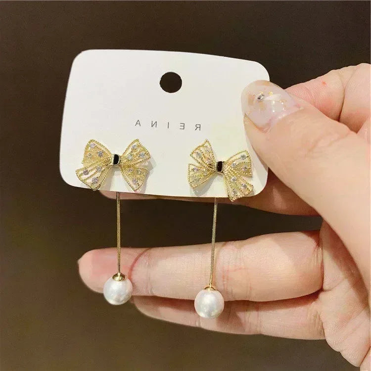 Fashion Korean Women Retro Drip Glaze Red Flower Earrings Women for Delicate Earrings Luxury Couple Engagement Jewelry Gift