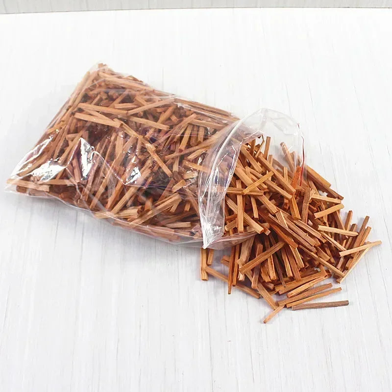 10/50g Natural Sandalwood Sticks Incense Natural Hand Split Wood Strips Purifying Healing Meditation Stress Relief Aromatherapy